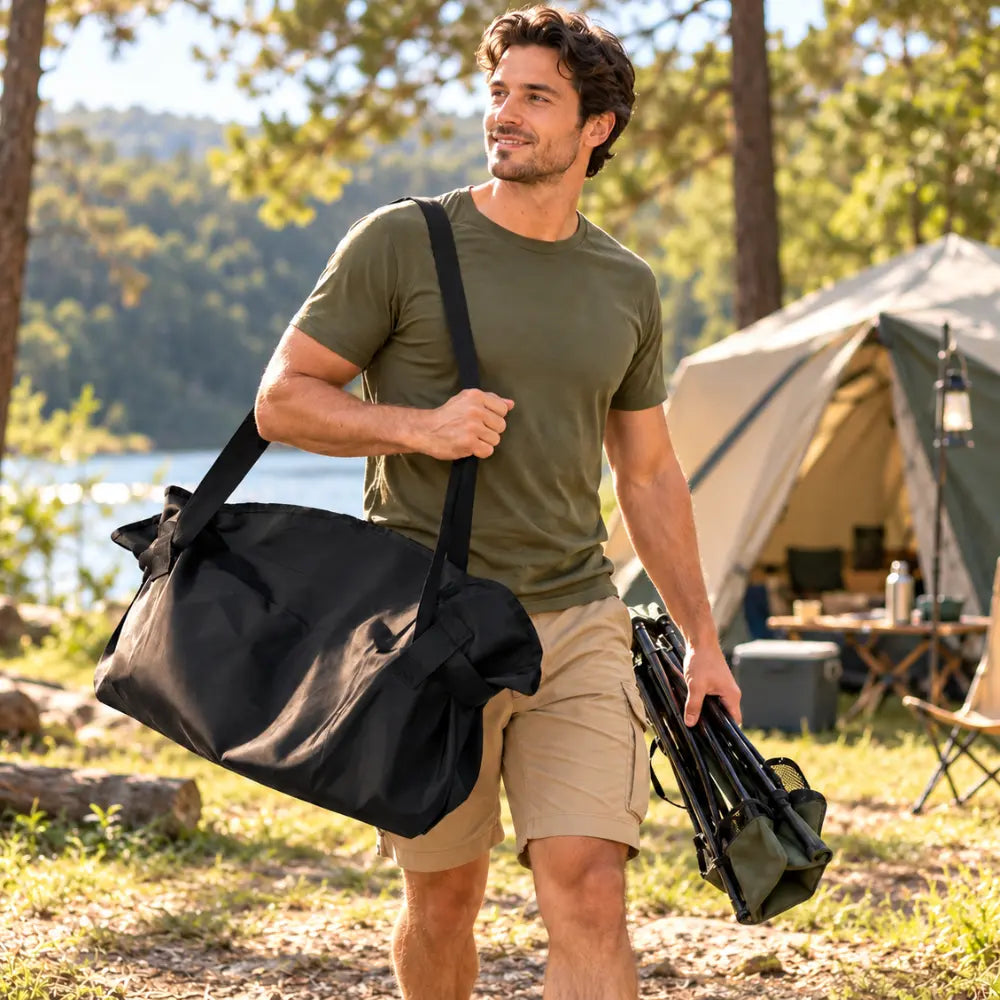 Bolso Manta Plegable 2 en 1 | Repele Agua, Polvo y Arena